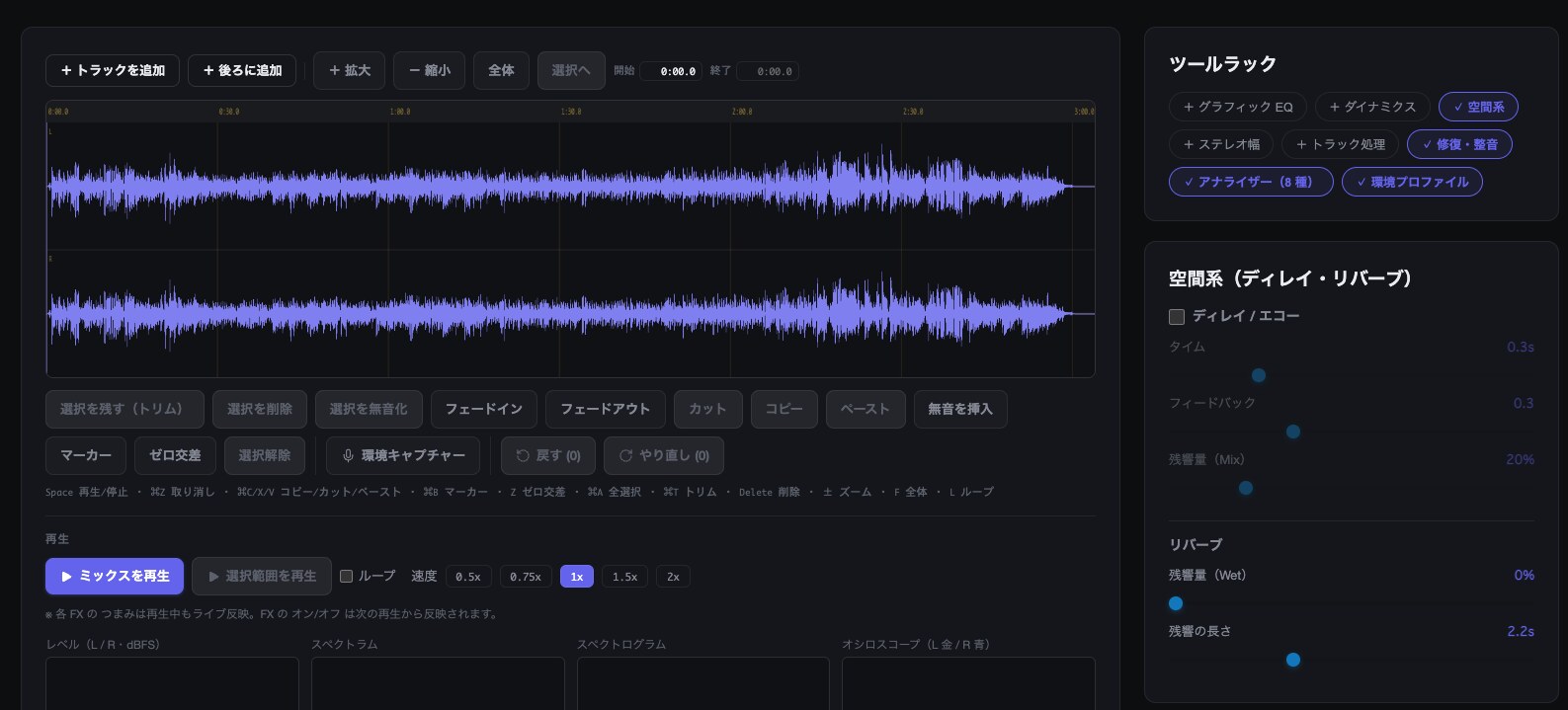 DAR — 録音エンジニアリング